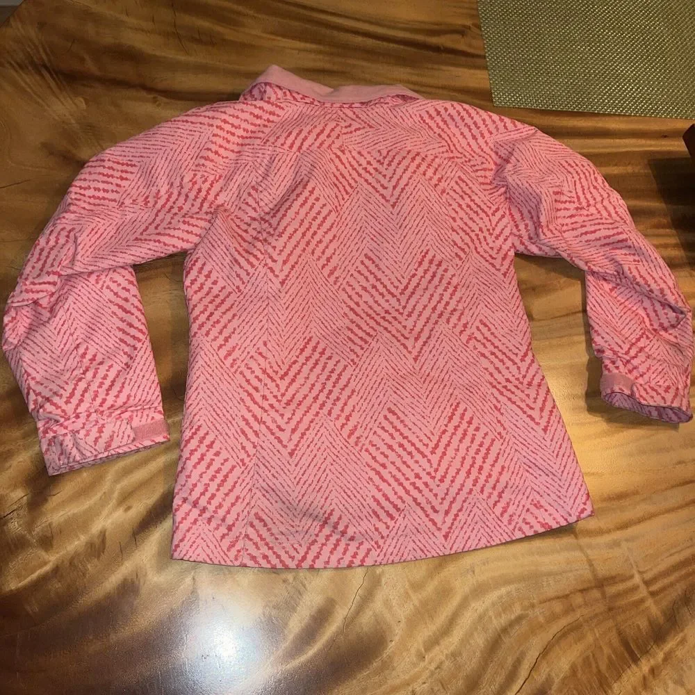 Columbia Interchange Size M 10/12‎ Girls Pink Full Zip Hood Insulated Jacket